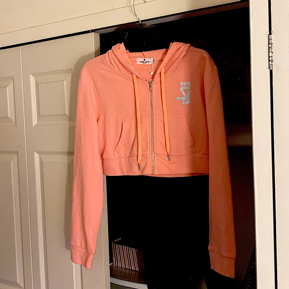 Shane Justin cropped track jacket